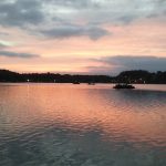 Sunset on Lake Senba “Mito City, Ibaraki Prefecture, Japan” in Kairakuen Park