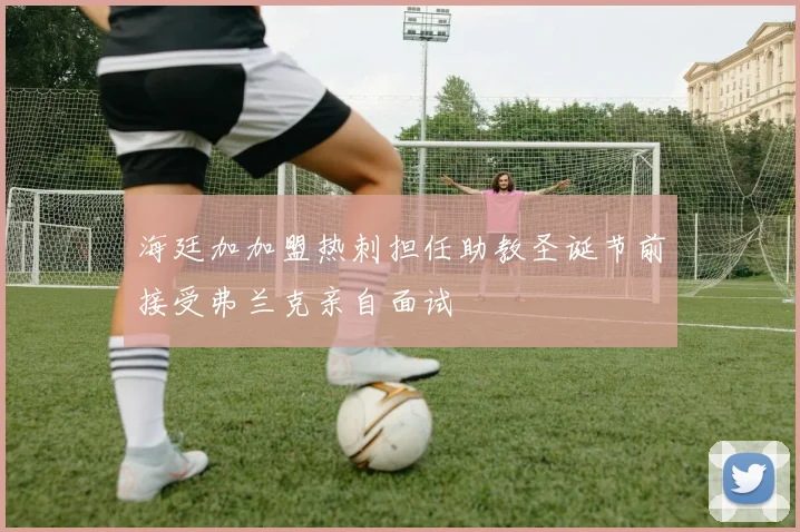 海廷加加盟热刺担任助教圣诞节前接受弗兰克亲自面试
