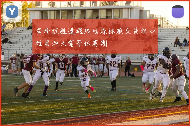 黄蜂连胜遭遇终结森林狼交易核心难度加大需等休赛期