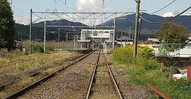 Japan's local line Kasama Station "Kasama City, Ibaraki Prefecture, Japan"