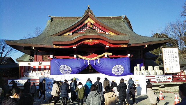 Kasama Inari Shrine worship hall